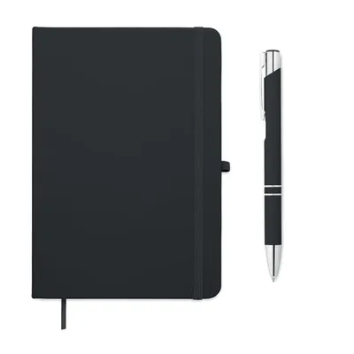 Set carnețele PU reciclate A5 personalizat