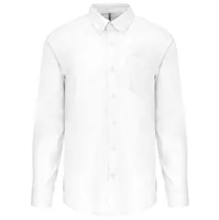 Cămașă bărbați Kariban Oxford personalizată, alb