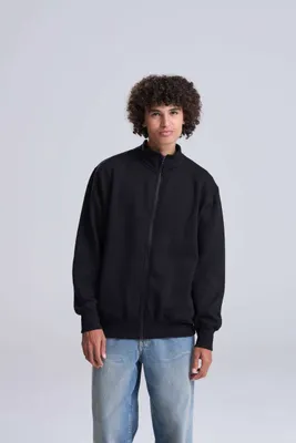 Bluză unisex Just Hoods Campus Full Zip Sweat personalizată