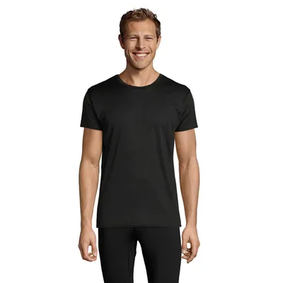 SPRINT UNI T-SHIRT 130g personalizat, black
