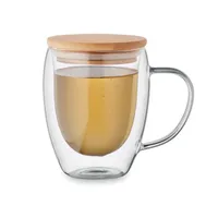 Cană borosilicat 250 ml personalizată, vedere detaliu