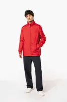 Jachetă unisex Kariban Eagle II Lined Windbreaker personalizată, pe model
