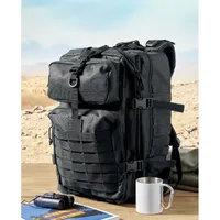 Rucsac exterior 600D RPET personalizat, în context