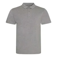Tricou polo bărbați Just Polos Tri-blend personalizat, gri