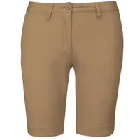 Pantaloni scurți damă Kariban Chino Bermuda Shorts personalizați, maro