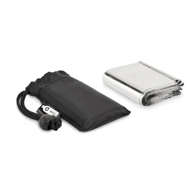 Pătură de urgență în pouch personalizată