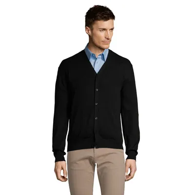 Bluză bărbați Sol's Golden V-neck Cardigan personalizată
