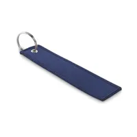 Îndepărtați inelul breloc înainte personalizat, albastru marin francez