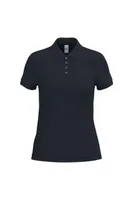 Tricou polo damă iDeal Basic Pique personalizat, albastru
