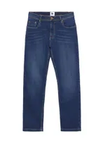 Pantaloni bărbați So Denim Leo Straight Jeans personalizați, albastru