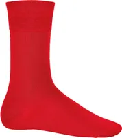 Șosete Kariban Cotton City Socks personalizate, roșu