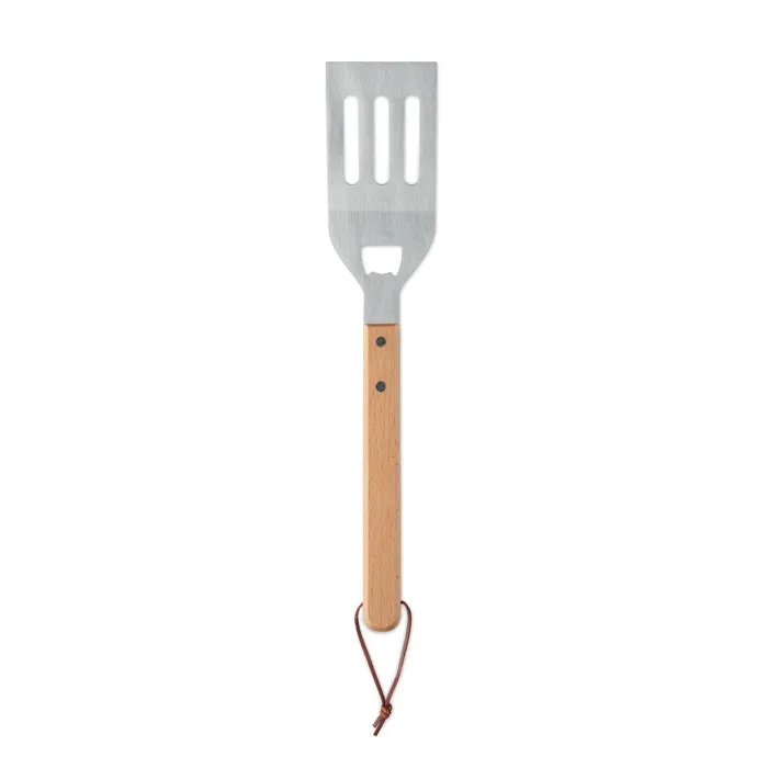 Spatulă BBQ din lemn de fag personalizată