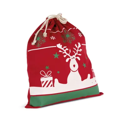Geantă Kimood Drawstring With Christmas Patterns