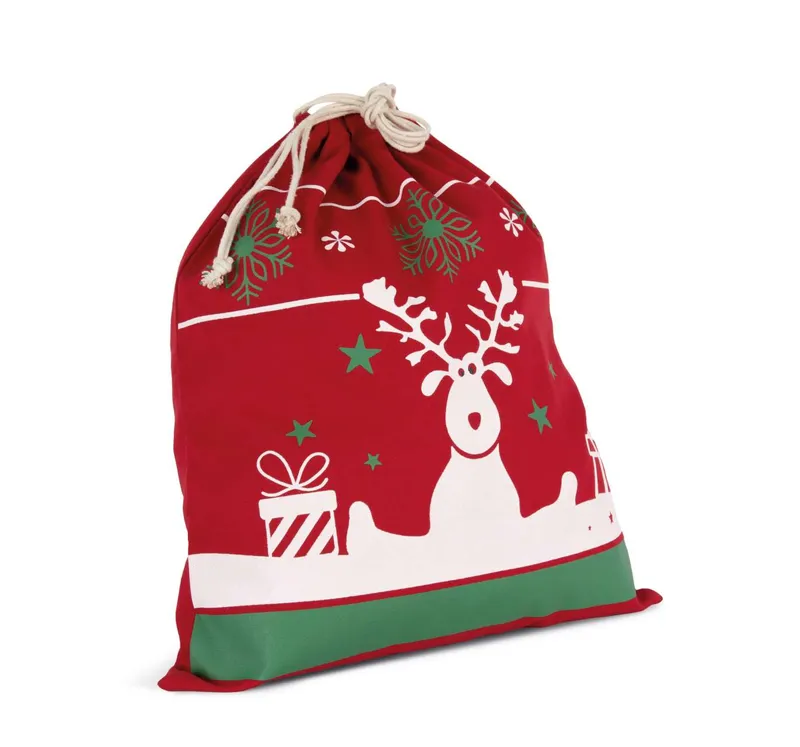 Geantă Kimood Drawstring With Christmas Patterns