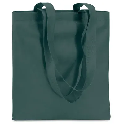 Sacoşă neţesută de cumpărături personalizată, verde
