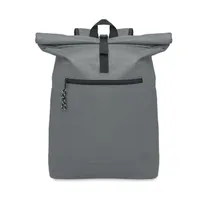 Rucsac rolltop 600Dpolyester personalizat, gri piatră
