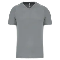 Tricou bărbați Proact V-neck Short-sleeved Sports personalizat, gri