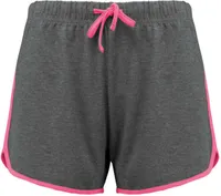 Grey Heather/Fluorescent Pink