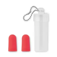 Set de dopuri pentru ureche personalizat, roșu