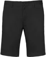 Pantaloni scurți bărbați Kariban Chino Bermuda Shorts personalizați, negru