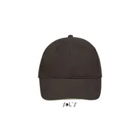 BUFFALO SIX PANEL CAP 260g personalizat, chocolate/beige
