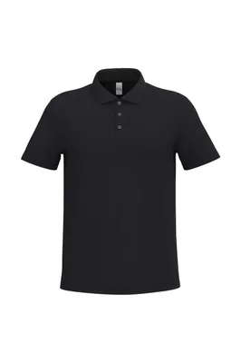 Tricou polo bărbați iDeal Basic Pique personalizat, negru