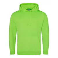 Hanorac unisex Just Hoods Electric personalizat, verde