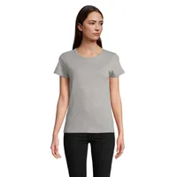 Tricou CRUSADER WOMEN 150g personalizat, gri melange