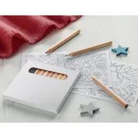 Set de colorat pentru adulți personalizat, în context