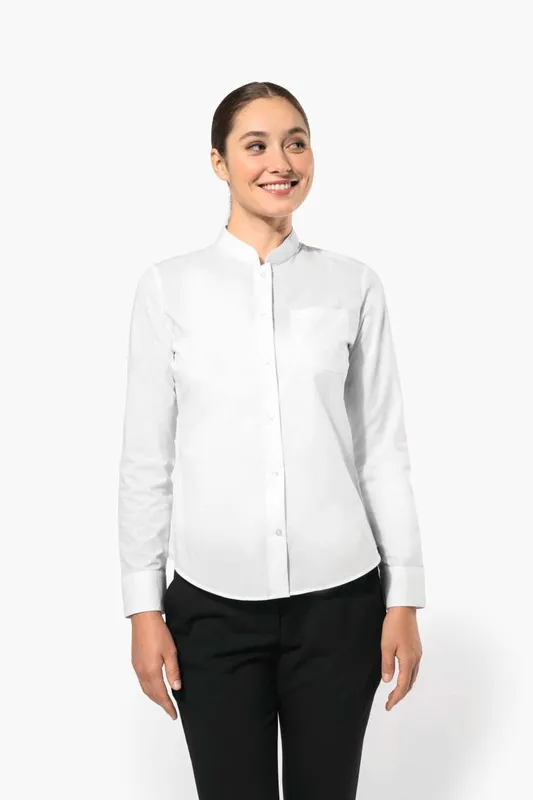 Cămașă damă Kariban Mandarin Collar