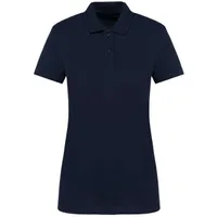 Tricou polo damă Kariban Premium Short-sleeved Supima® personalizat, albastru