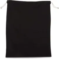Geantă Kimood Cotton With Drawcord Closure Large Size personalizată, negru, în context