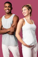 Tricou bărbați Kariban Eco-friendly Tanktop personalizat, pe model
