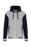Hanorac unisex Kariban Teddy With Hood personalizat, gri