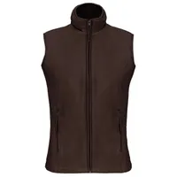 Vestă damă Kariban Melodie Microfleece Gilet personalizată, maro