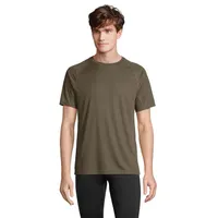 Tricou unisex Sol's Vortex Raglan personalizat, army