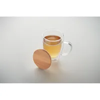 Cană borosilicat 250 ml personalizată, vedere detaliu