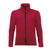 Jachetă softshell damă SOL'S Race Softshell Zip personalizată, roșu