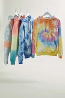 Hanorac unisex Just Hoods Tie-dye personalizat, pe model