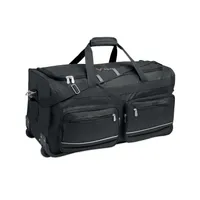 Trolley duffle 600D RPET personalizat, vedere zona de personalizare