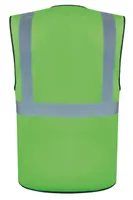 Vestă unisex Korntex Comfort Executive Safety Vest Hamburg Multifunctional With Pockets personalizată, verde