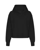 Hanorac damă Just Hoods Relaxed personalizat, negru