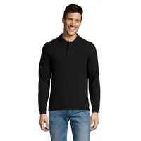 Tricou polo bărbați Sol's Winter II 210 personalizat, black