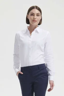 Cămașă damă SOL'S Brody Herringbone personalizată