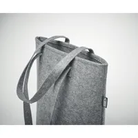 Geantă cumpărături fetru RPET personalizată, vedere detaliu