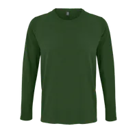 Tricou cu mânecă lungă bărbați SOL'S Imperial Lsl personalizat, verde