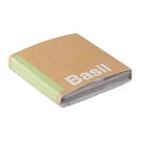Compost cu semințe "BASIL" personalizat, vedere detaliu