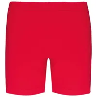 Pantaloni scurți damă Proact Jersey Sports Shorts personalizați, roșu
