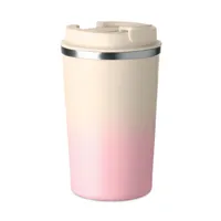 Pahar cu perete dublu 350 ml personalizat, roz copil