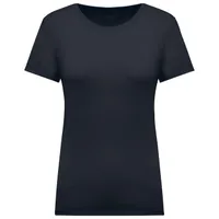 Tricou damă Kariban Organic IN Conversion personalizat, albastru